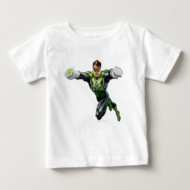Green Lantern - Fully Rendered,  Looking Forward Baby T-Shirt (Front)