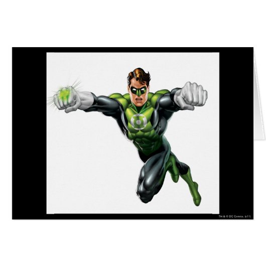 Green Lantern - Fully Rendered, Looking Forward Cards (Front Horizontal)