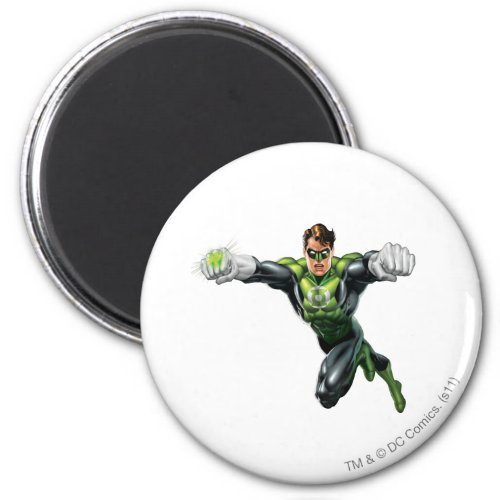 Green Lantern _ Fully Rendered  Looking Forward Magnet