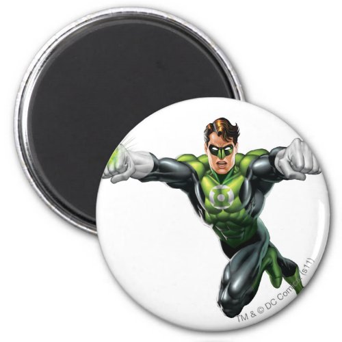 Green Lantern _ Fully Rendered  Looking Forward Magnet