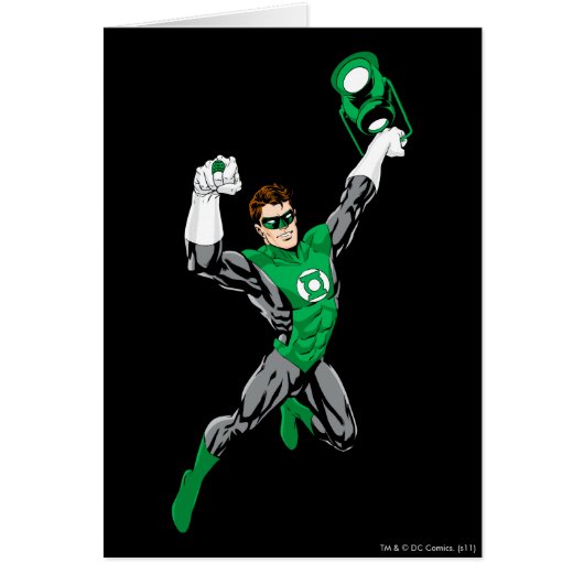 Green Lantern - Fully Rendered,  with lantern (Front)