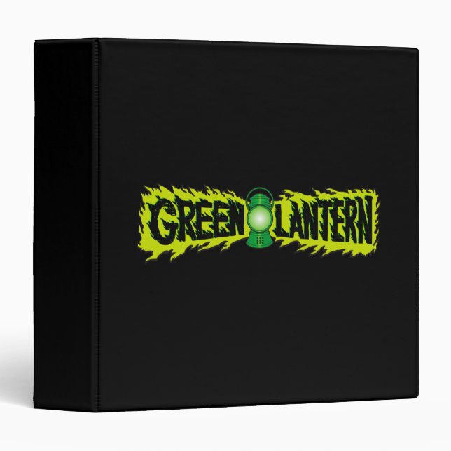 Green Lantern - Glowing Lantern 2 3 Ring Binder (Front/Spine)