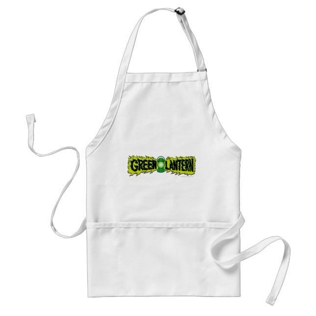 Green Lantern - Glowing Lantern 2 Adult Apron (Front)