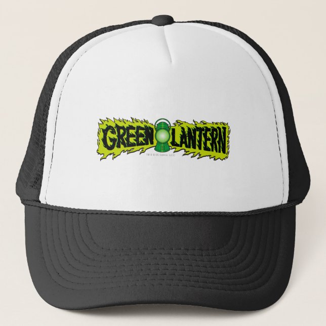 Green Lantern - Glowing Lantern 2 Trucker Hat (Front)