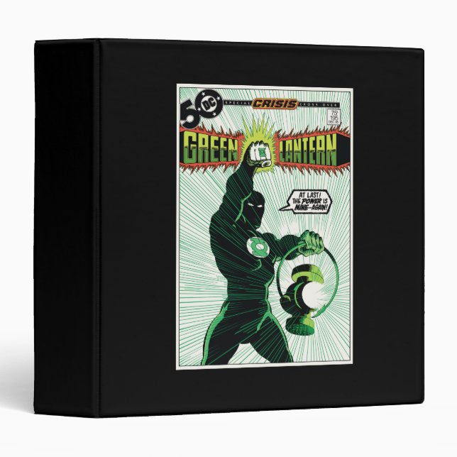 Green Lantern - Glowing Lantern Binder (Front/Spine)