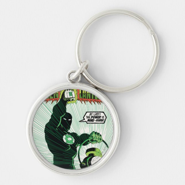 Green Lantern - Glowing Lantern Keychain (Front)