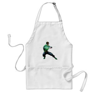 Green Lantern & Glowing Ring Adult Apron