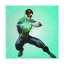 Green Lantern & Glowing Ring Canvas Print