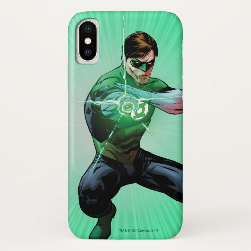 Green Lantern & Glowing Ring iPhone X Case