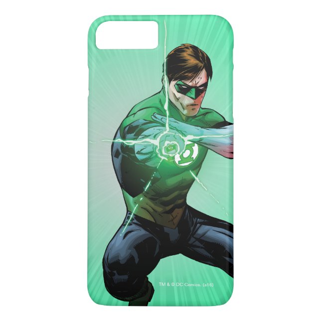 Green Lantern & Glowing Ring Case-Mate iPhone Case (Back)