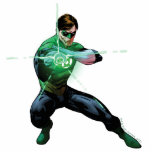 Green Lantern & Glowing Ring Cutout<br><div class="desc">Justice League New 52</div>
