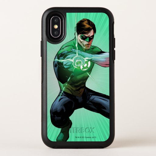 Green Lantern & Glowing Ring OtterBox Symmetry iPhone X Case