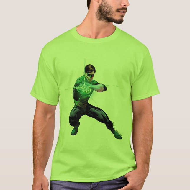 Green Lantern & Glowing Ring T-Shirt (Front)
