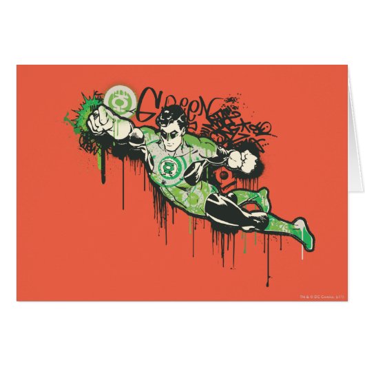 Green Lantern Graffiti Character (Front Horizontal)
