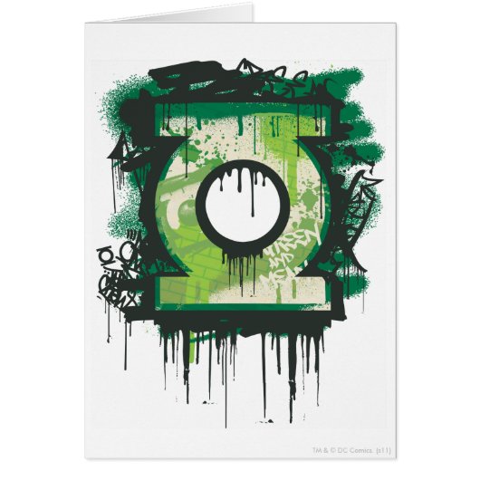 Green Lantern Graffiti Symbol Cards (Front)