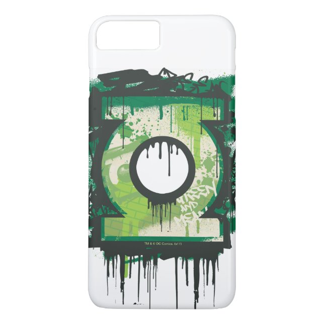 Green Lantern Graffiti Symbol Case-Mate iPhone Case (Back)