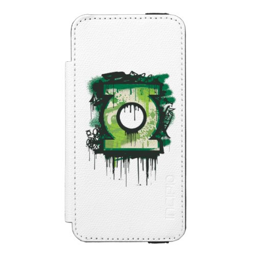 Green Lantern Graffiti Symbol iPhone SE55s Wallet Case