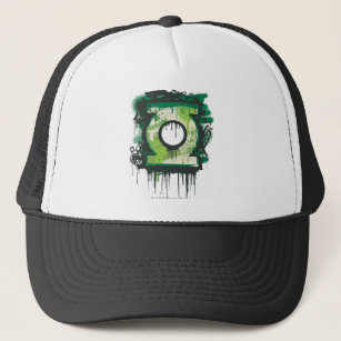 Green Lantern Graffiti Symbol Trucker Hat