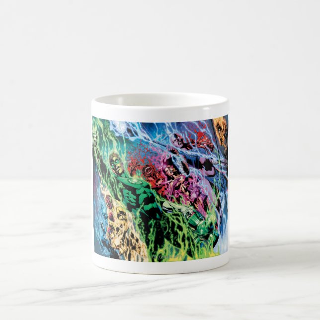 Green Lantern Group - Color Coffee Mug (Center)