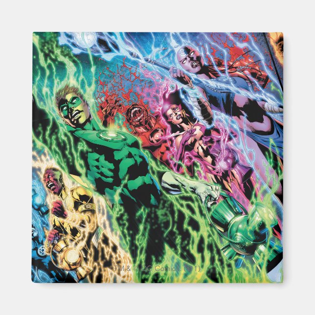 Green Lantern Group - Color Magnet (Front)
