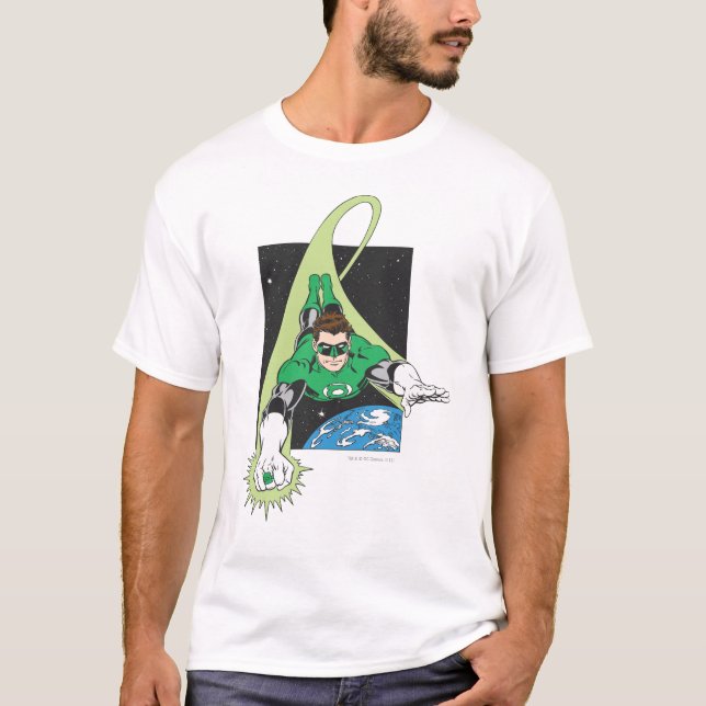 Green Lantern in Space T-Shirt (Front)