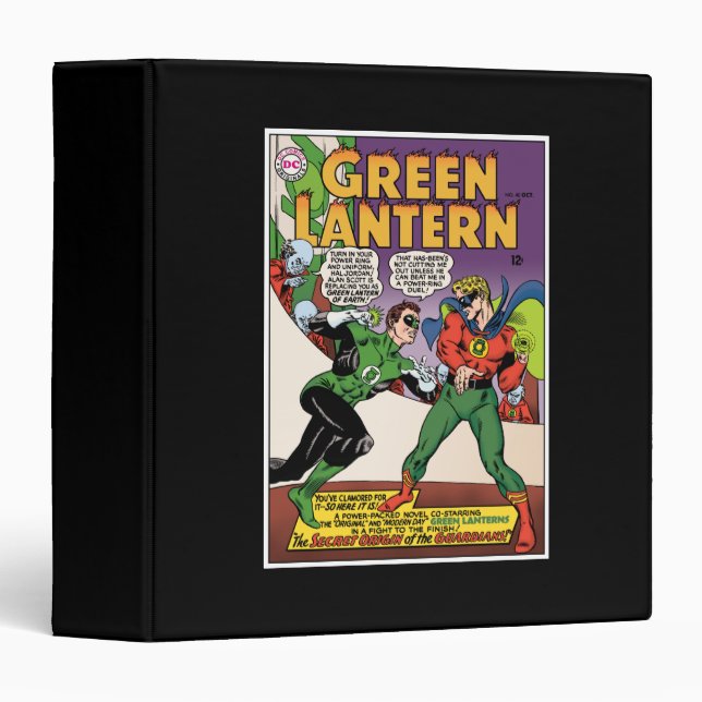 Green Lantern in the ring 3 Ring Binder (Front/Spine)