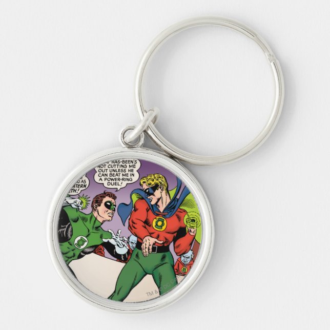 Green Lantern in the ring Keychain (Front)