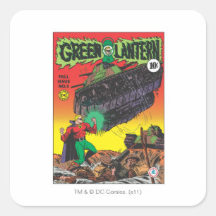 Green Lantern in the trenches Square Sticker