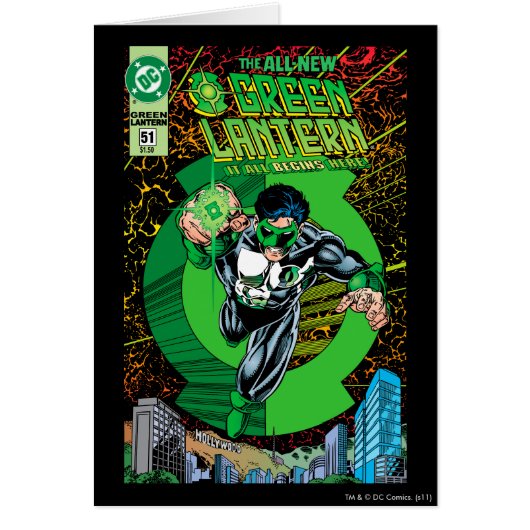 Green Lantern - It all begins here Cards (Front)