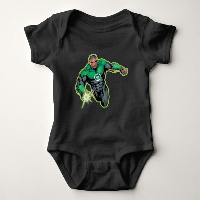 Green Lantern John Stewart Baby Bodysuit (Front)