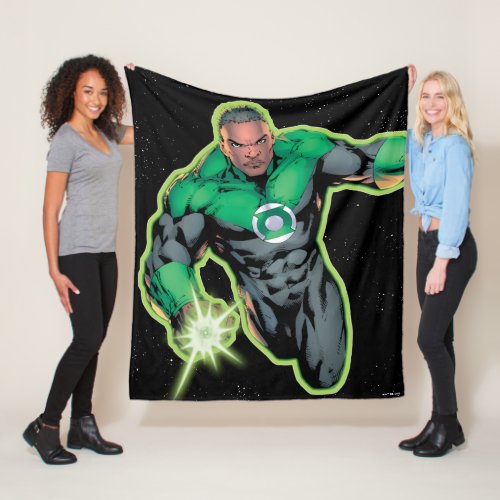 Green Lantern John Stewart Fleece Blanket