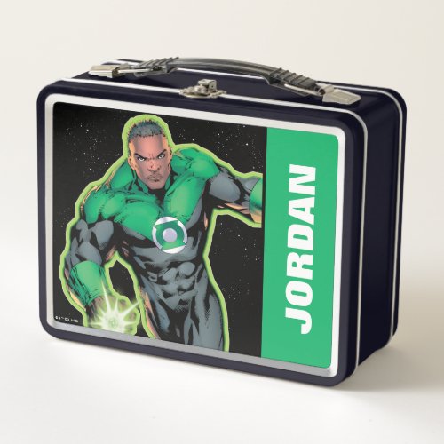 Green Lantern John Stewart Metal Lunch Box