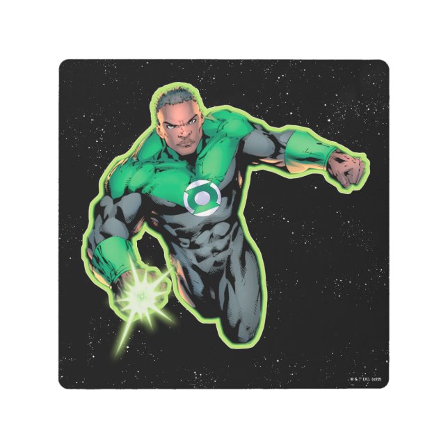 Green Lantern John Stewart Metal Print (Front)