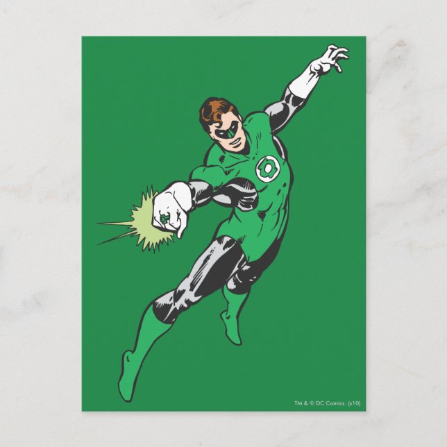 Green Lantern Jump Postcard (Front)