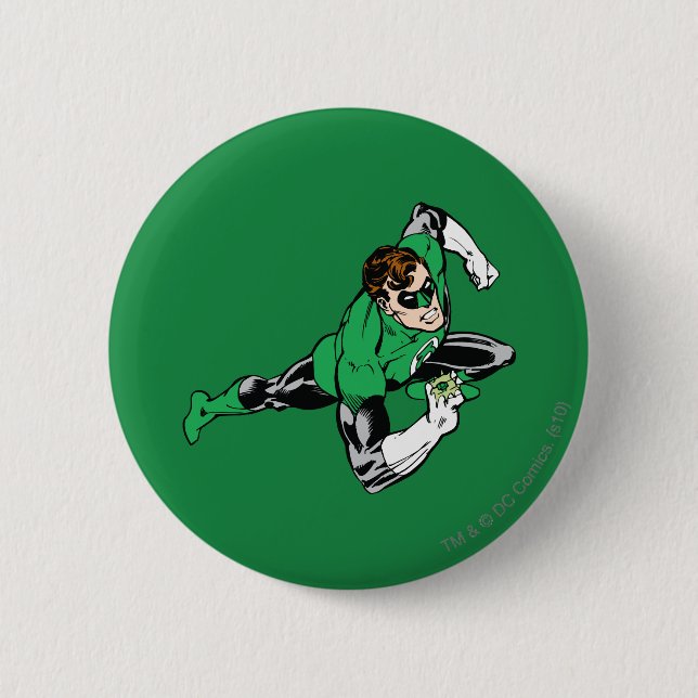 Green Lantern Leap Right Button (Front)