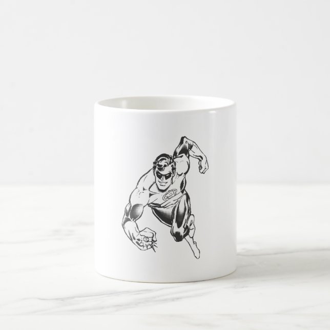 Green Lantern Leaps Forward Coffee Mug (Center)