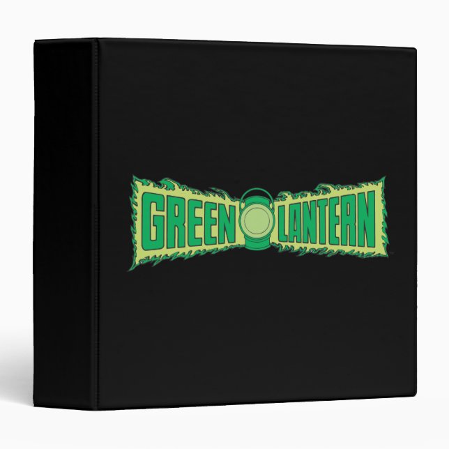Green Lantern Letters 1 3 Ring Binder (Front/Spine)