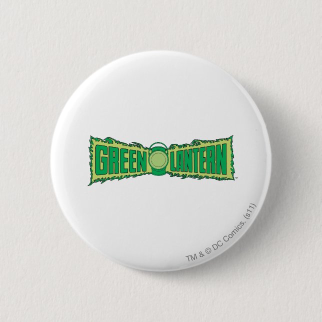 Green Lantern Letters 1 Pinback Button (Front)