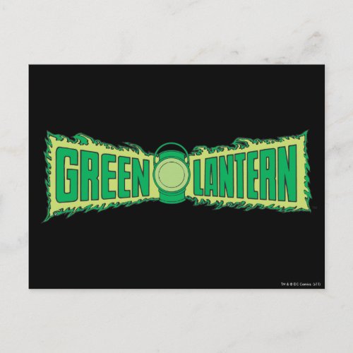 Green Lantern Letters 1 Postcard