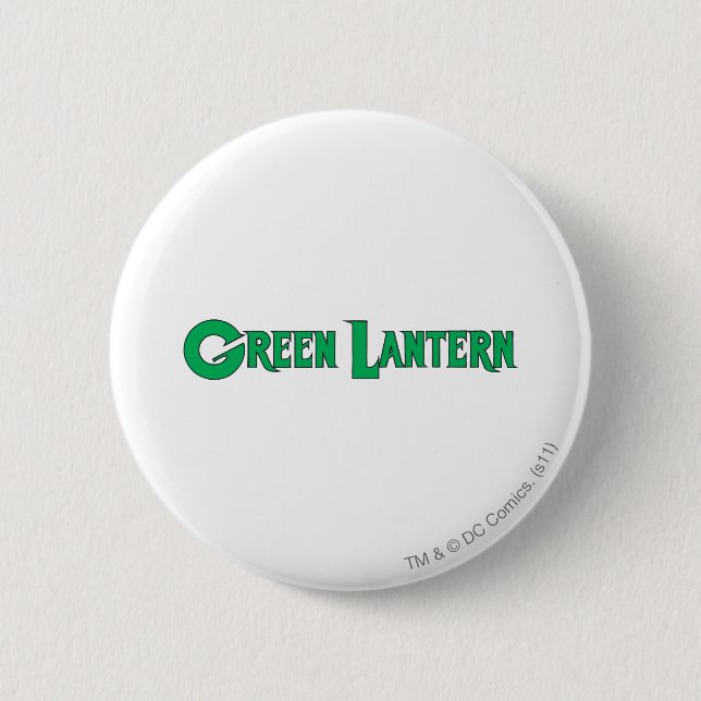 Green Lantern Letters 2 Button (Front)