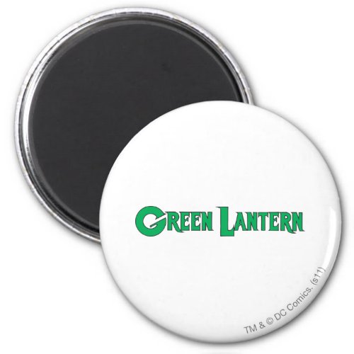 Green Lantern Letters 2 Magnet
