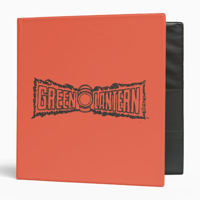 Green Lantern Letters BW Binder (Front/Inside)
