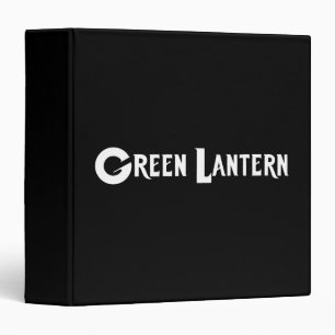 Green Lantern Logo 10 3 Ring Binder