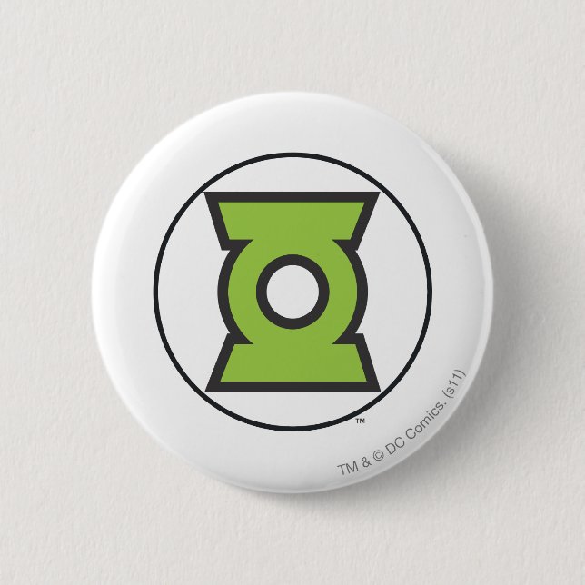 Green Lantern Logo 11 Button (Front)