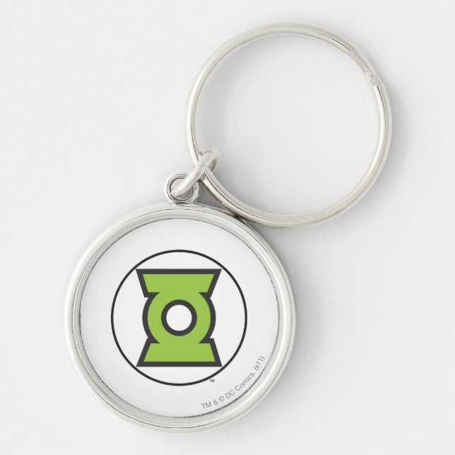 Green Lantern Logo 11 Keychain (Front)