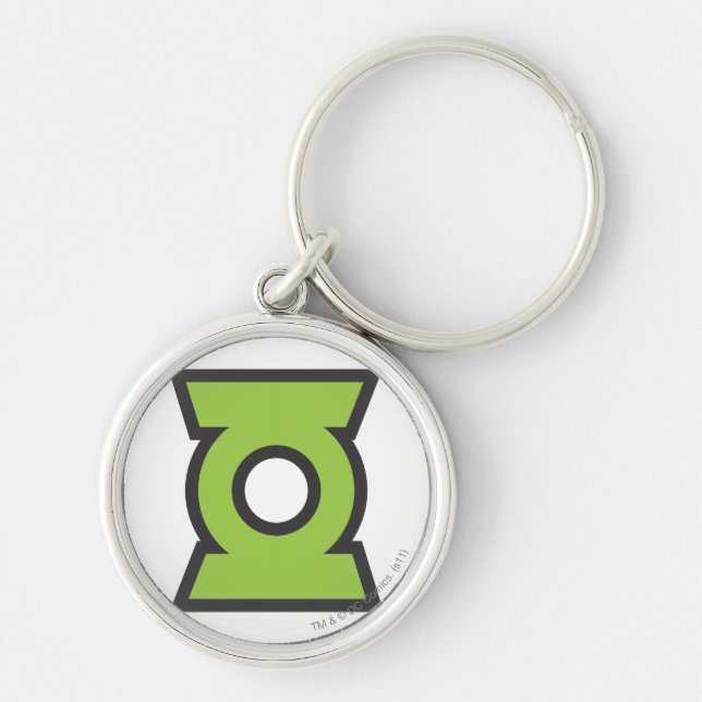 Green Lantern Logo 11 Keychain (Front)