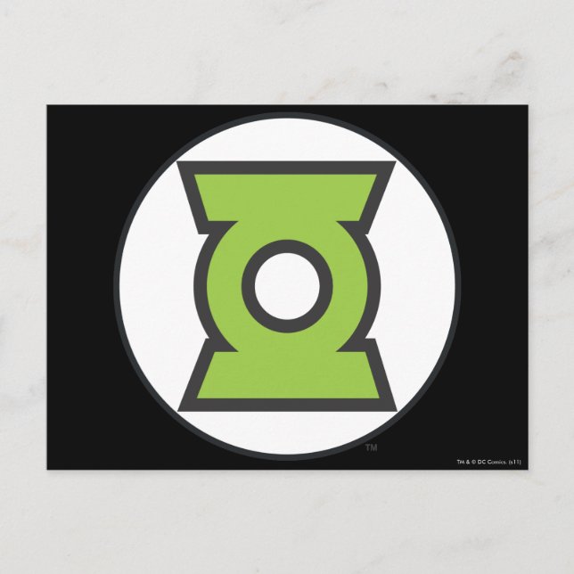 Green Lantern Logo 11 Postcard (Front)