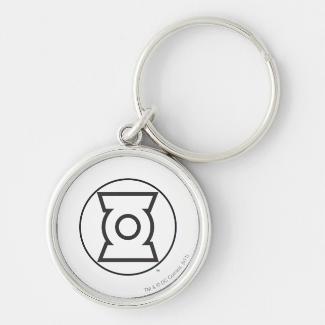 Green Lantern Logo 12 Keychain (Front)