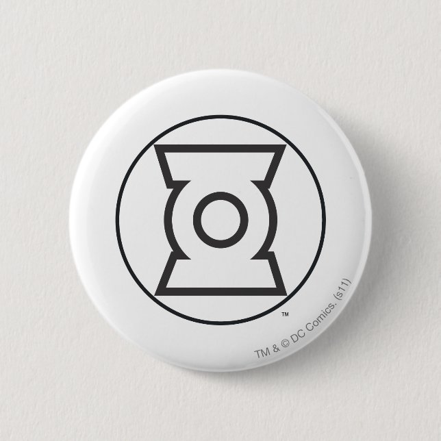 Green Lantern Logo 12 Pinback Button (Front)