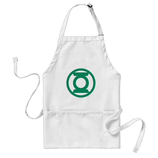 Green Lantern Logo 13 Adult Apron (Front)